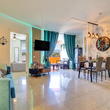 شقة Luxory Dreamy Sunset, Seafront, Direct Access To The Promenade,Wifi,Pool,Free Parking لوس كريستيانوس المظهر الخارجي الصورة