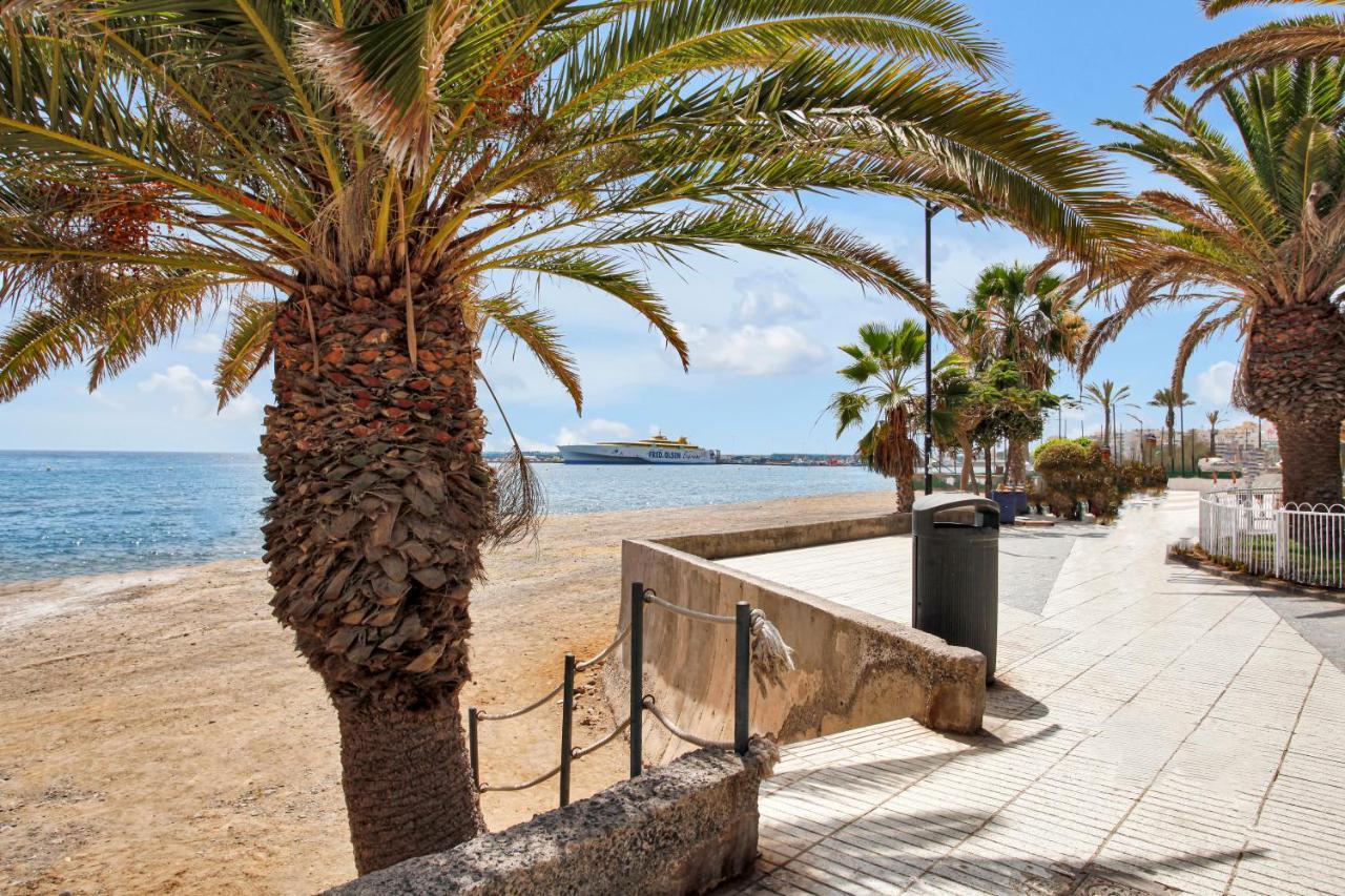 شقة Luxory Dreamy Sunset, Seafront, Direct Access To The Promenade,Wifi,Pool,Free Parking لوس كريستيانوس المظهر الخارجي الصورة