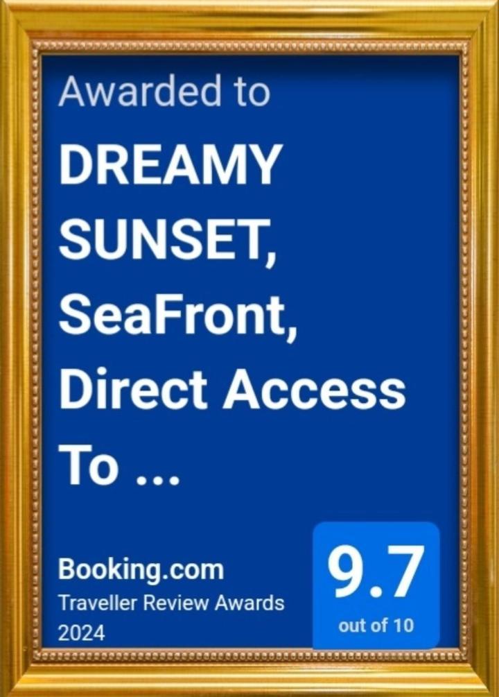 شقة Luxory Dreamy Sunset, Seafront, Direct Access To The Promenade,Wifi,Pool,Free Parking لوس كريستيانوس المظهر الخارجي الصورة