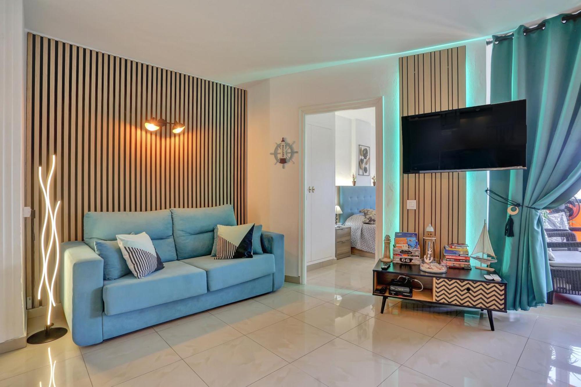 شقة Luxory Dreamy Sunset, Seafront, Direct Access To The Promenade,Wifi,Pool,Free Parking لوس كريستيانوس المظهر الخارجي الصورة